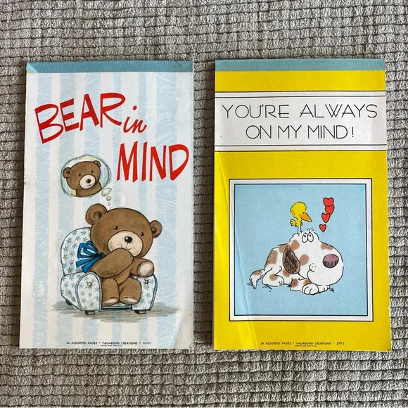 Bundle of 2 Vintage Sketchbooks of 24 pages Each, made In USA - Picture 1 of 11